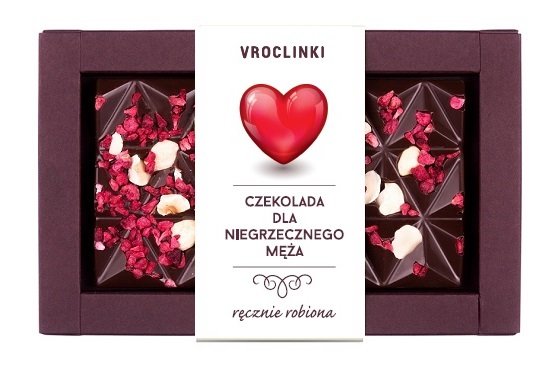 Czekolada Gorzka Z Malinami I Orzechami Laskowymi Dla Niegrzecznego Męża