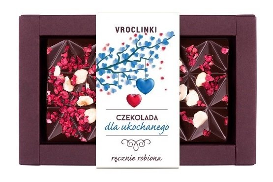 Czekolada Gorzka Z Żurawiną I Orzechami Laskowymi Dla Ukochanego Dwa Serca