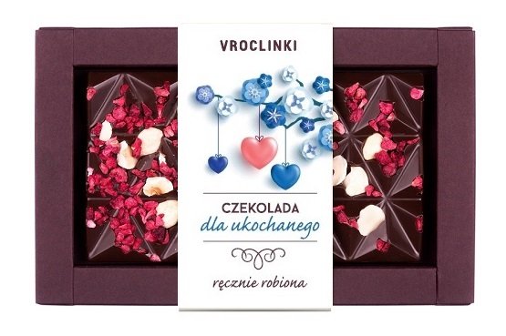Czekolada Gorzka Z Żurawiną I Orzechami Laskowymi Dla Ukochanego Trzy Serca