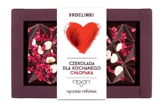 Czekolada Gorzka  Z Żurawiną I Orzechami Laskowymi Dla Kochanego Chłopaka