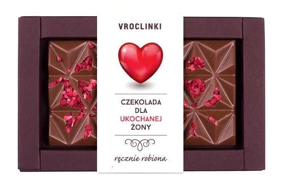 Czekolada Mleczna Z Malinami Dla Ukochanej Żony