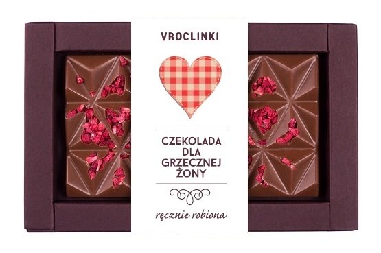 Czekolada Mleczna Z Malinami Dla Grzecznej Żony