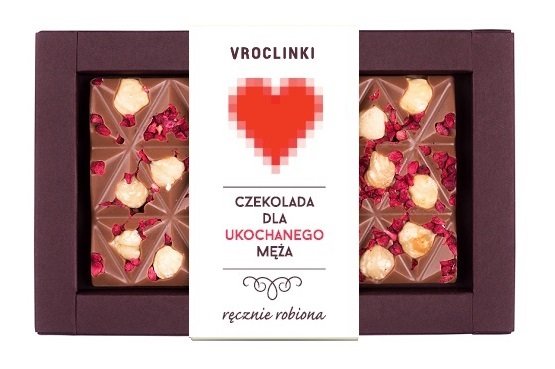 Czekolada Mleczna Z Malinami I Orzechami Laskowymi Dla Ukochanego Męża
