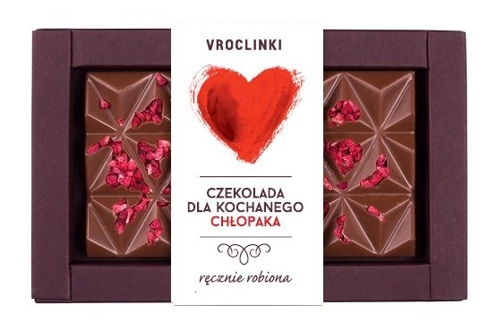 Czekolada Mleczna Z Malinami Dla Kochanego Męża