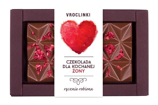 Czekolada Mleczna Z Malinami Dla Kochanej Żony