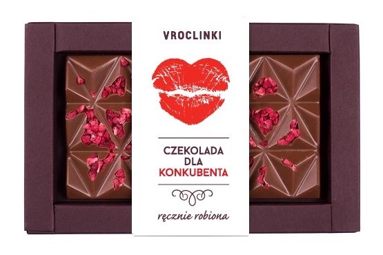 Czekolada Mleczna Z Malinami Dla Konkubenta