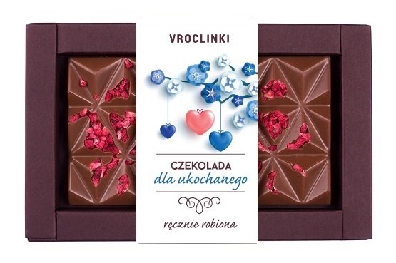 Czekolada Mleczna Z Żurawiną Dla Ukochanego Trzy Serca