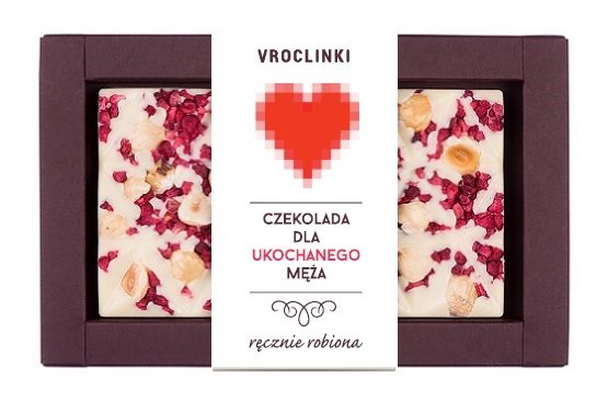 Czekolada Biała Z Malinami I Orzechami Laskowymi Dla Ukochanego Męża
