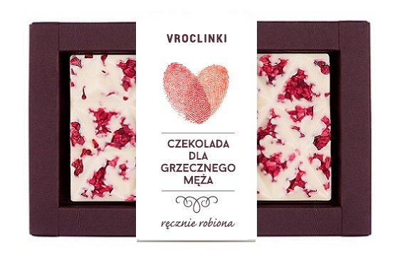 Czekolada Biała Z Żurawiną Dla Grzecznego Męża