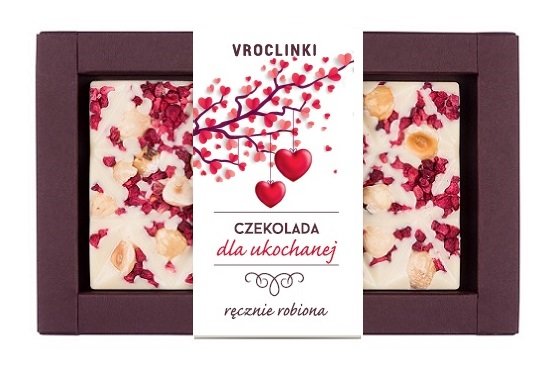 Czekolada Biała Z Żurawiną I Orzechami Laskowymi Dla Ukochanej Żony