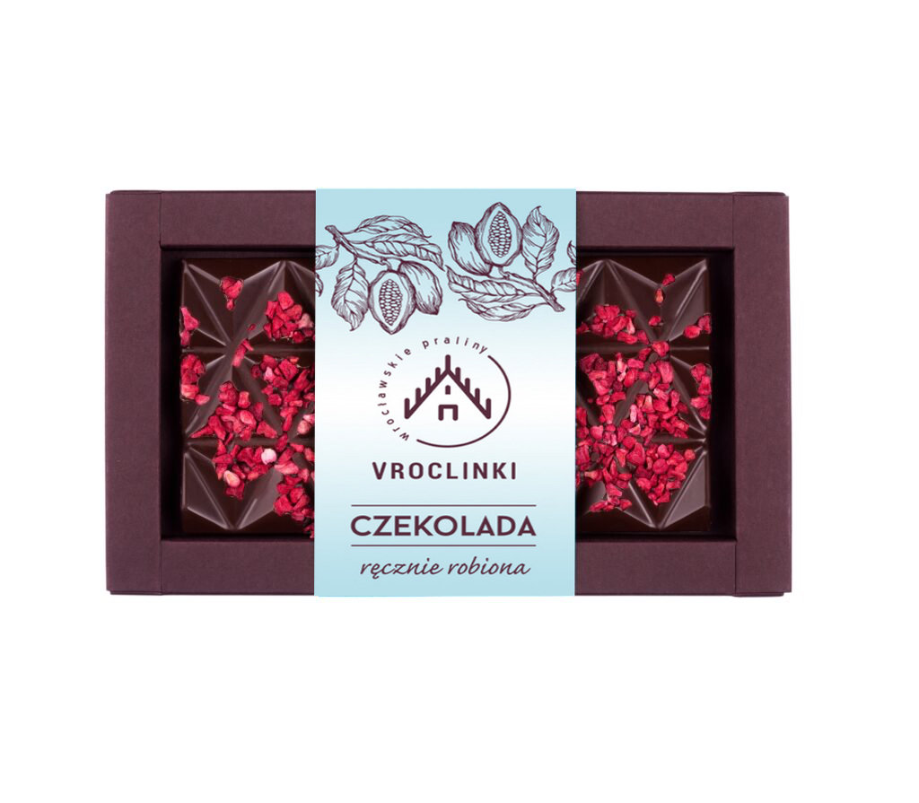Czekolada Gorzka Z Malinami - Blue