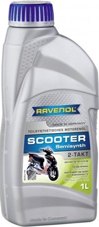 Ravenol Scooter 2-Taktowych Część Syntetyczny, 1 Litr (1152150-001-01-999)