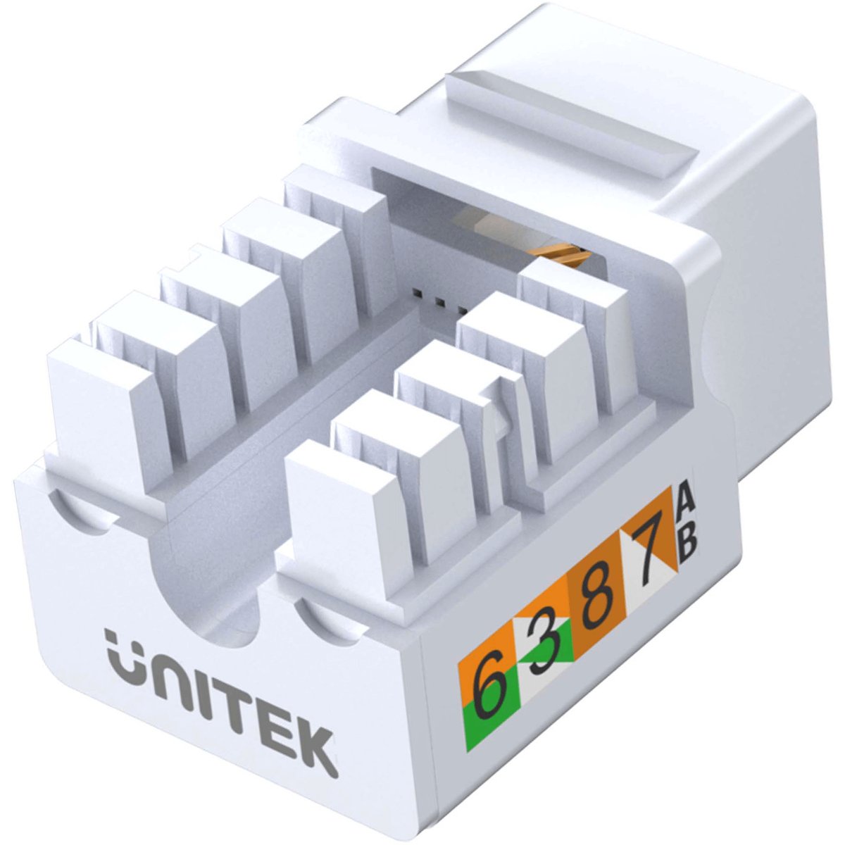 Unitek Unitek Moduł Keystone port RJ-45 8P8C Cat.6 UTP