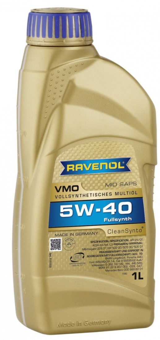 RAVENOL VMO 5W40 CLEANSYNTO 1L 1111133-001