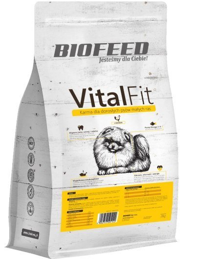 BIOFEED VitalFit dorosłe psy małych ras 2 kg