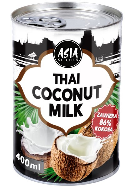 Asia Kitchen Mleko kokosowe (86% kokosa) w puszce 400ml - Asia Kitchen 3114-uniw