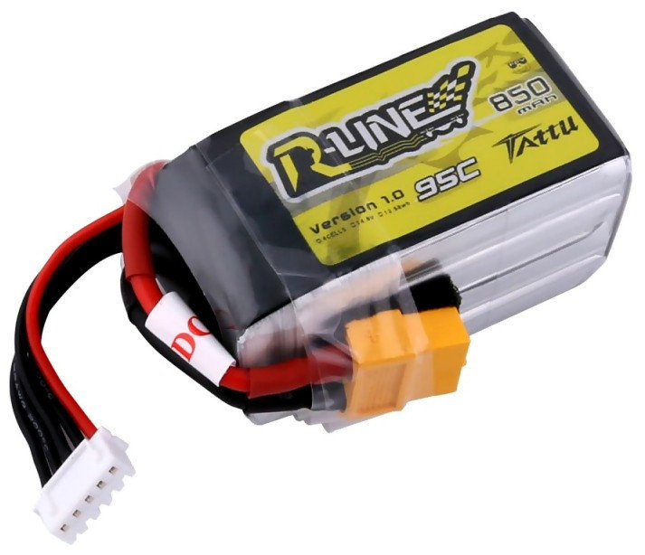 Akumulator Tattu R-Line 850mAh 14.8V 95C 4S1P