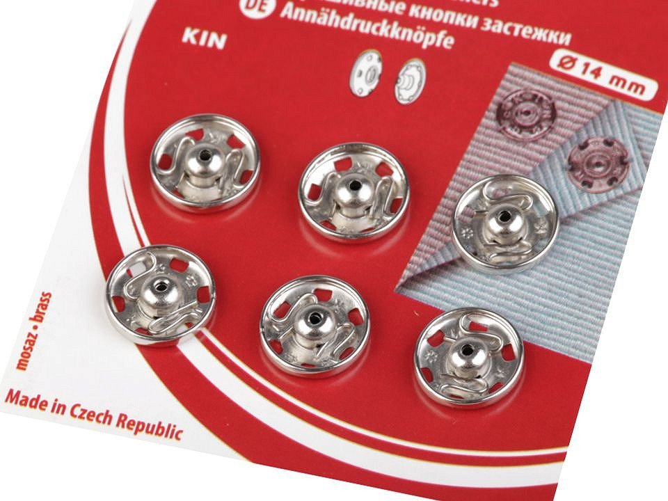 kufer-pasmanteria.pl Zatrzaski metalowe nr 3 ( Srebrne ) 19398234_20220121190247
