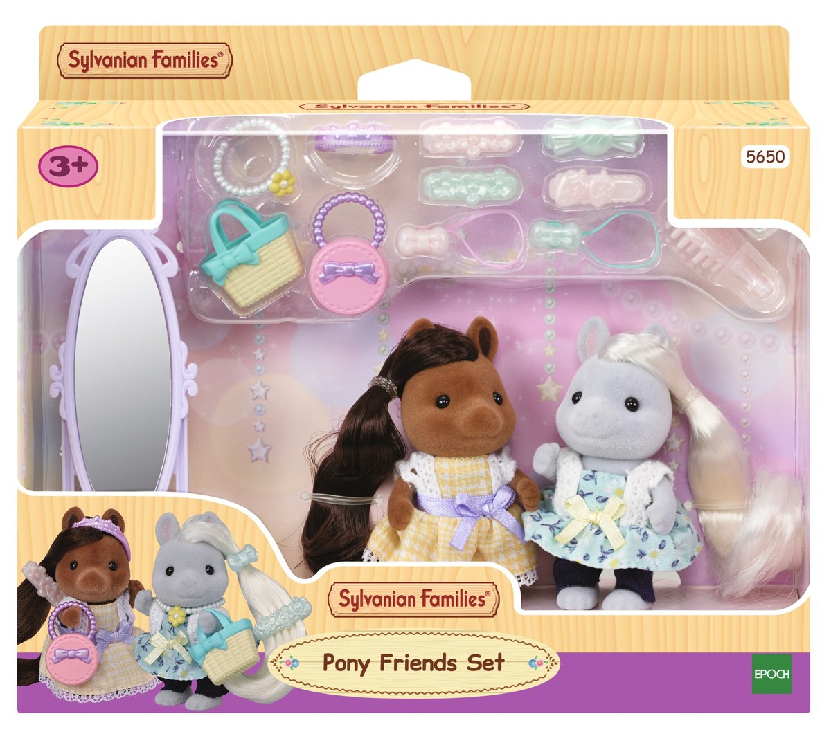 Sylvanian Families 5650 Urocze przyjaciółki kucyki- dla lalek zestaw do zabawy 5650