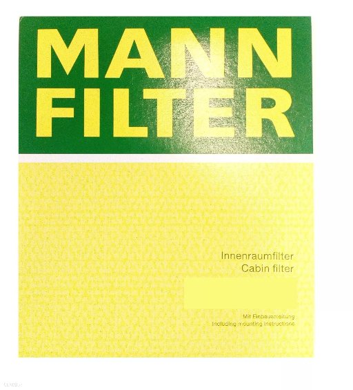 MANN FILTR KABINOWY SUBARU LAGACY/OUTBACK/TRIBECA/TOYOTA AVENSIS/PRIUS/YARIS SZT
