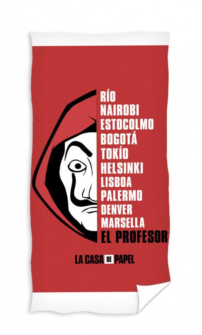 Carbotex ręcznik froté Dom z papieru El Profesor