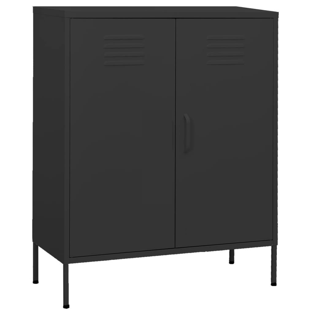shumee Szafka antracytowa 80x35x101,5 cm stalowa