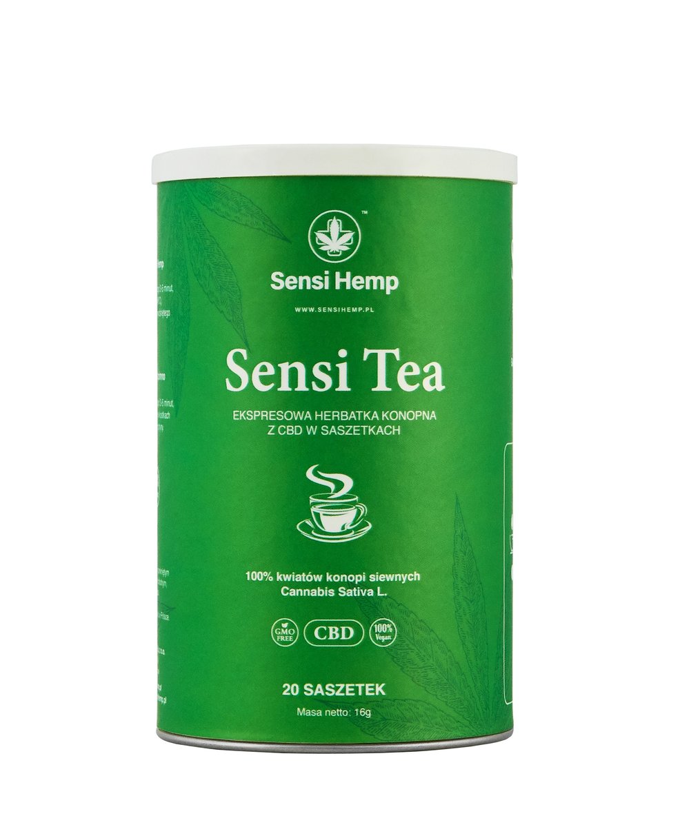 Sensi Tea Herbatka Konopna Relaksująca W Saszetkach