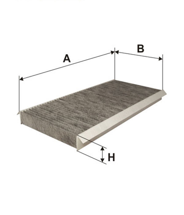 Filtron Filtr, wentylacja przestrzeni pasażerskiej K 1202A K 1202A