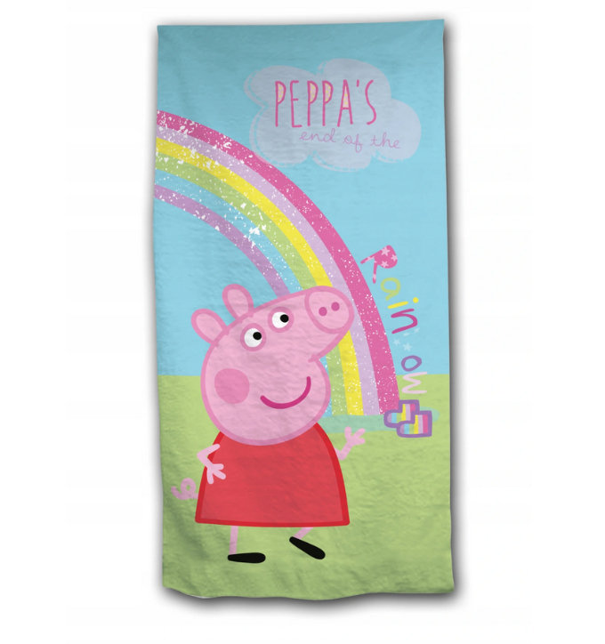 Ręcznik 70X140Cm Bawełna Świnka Peppa Pig