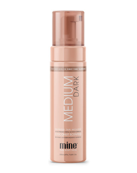 MineTan MineTan Medium Dark Express Self Tan Mousse samoopalacz 200 ml dla kobiet