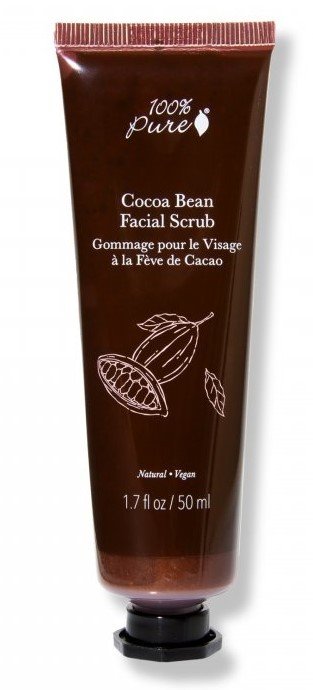 Peeling do twarzy z ziarnami kakaowymi -100% PURE Cocoa Bean Facial Scrub