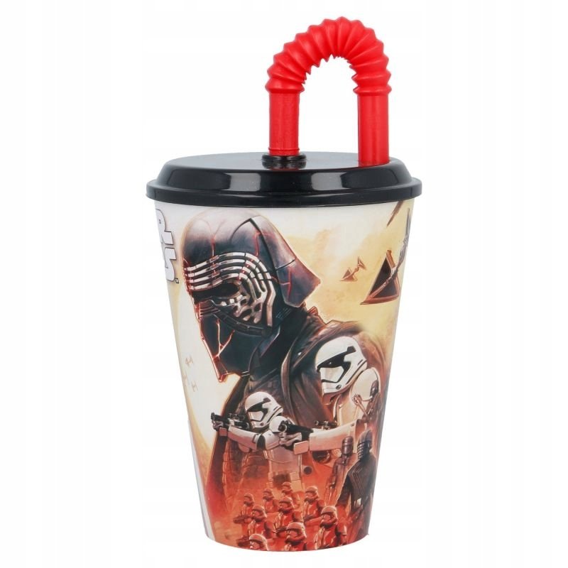 Kubek Dla Dzieci Ze Słomką Star Wars Kylo Ren Rey