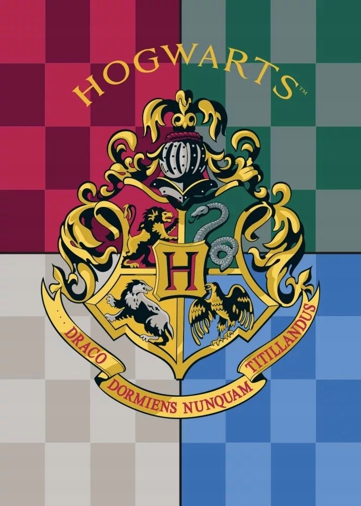 Koc Kocyk Z Polaru 100X140Cm Harry Potter Nowość