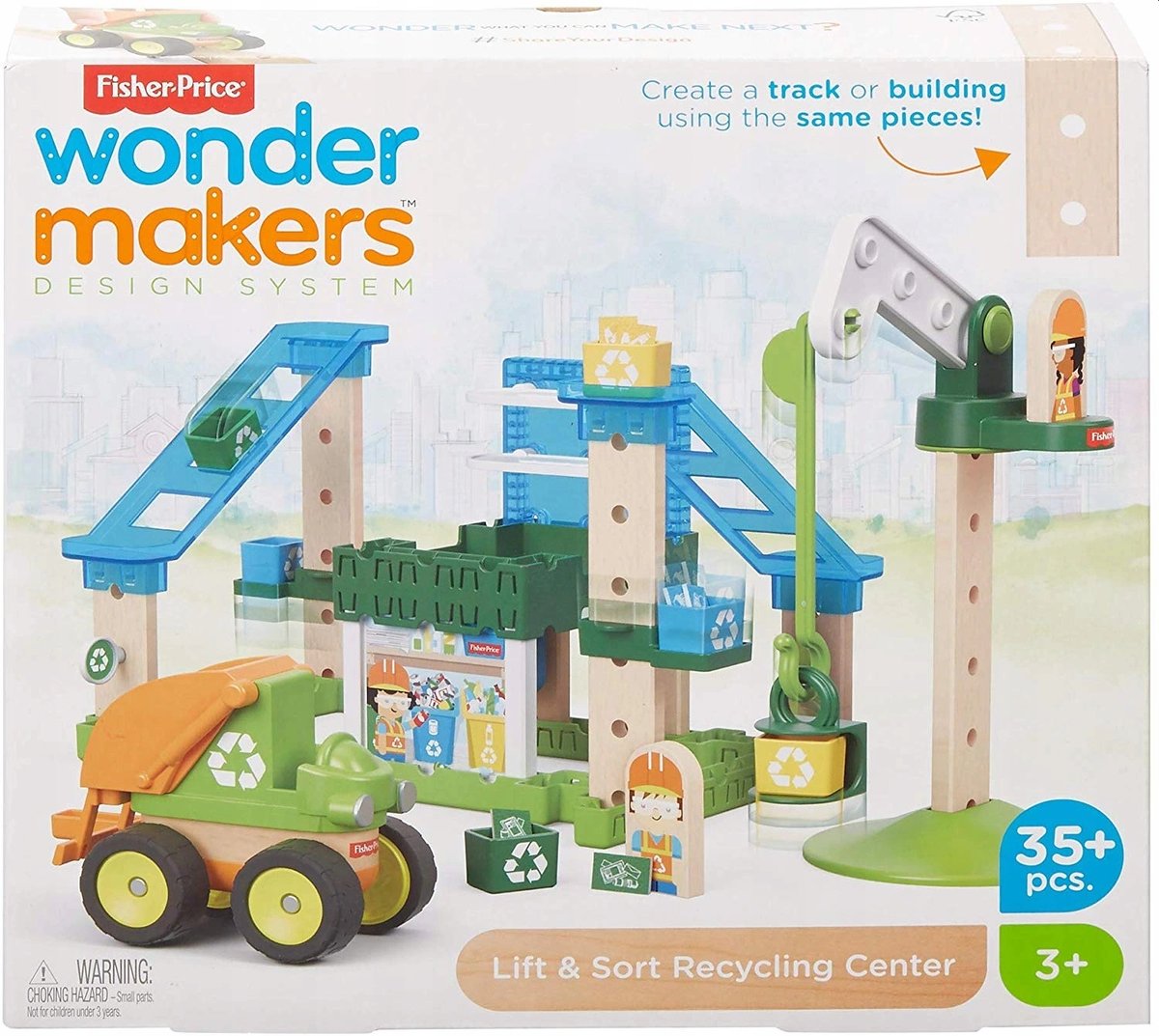 Fisher Price Wonder Makers Centrum Recyklingu Gfj12 Wb