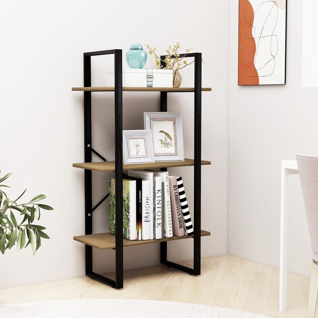 vidaXL Regał brązowy 60x30x105 cm lite drewno sosnowe 806515