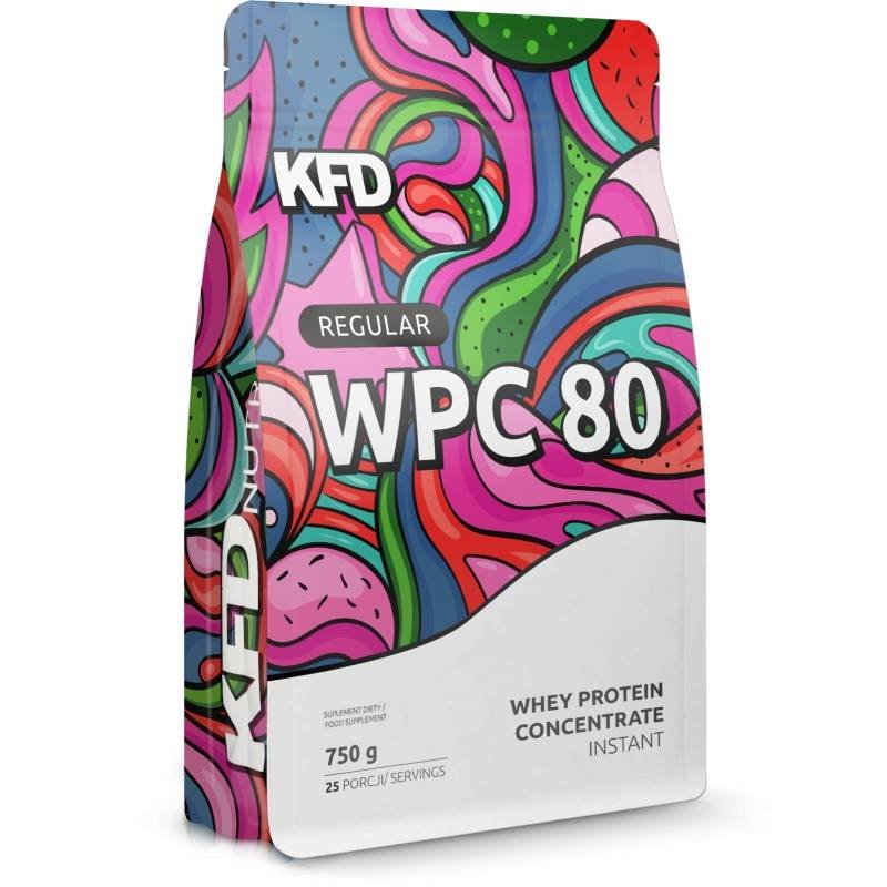 KFD Regular WPC 80 BIAŁKO 750 g biała czekolada - malina