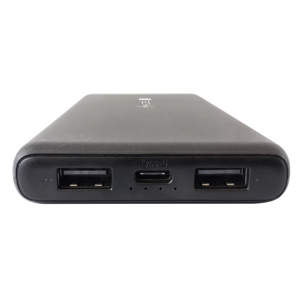 Powerbank Techly 10000mAh 2xUSB-A; 1xUSB-C 5V 2.1A