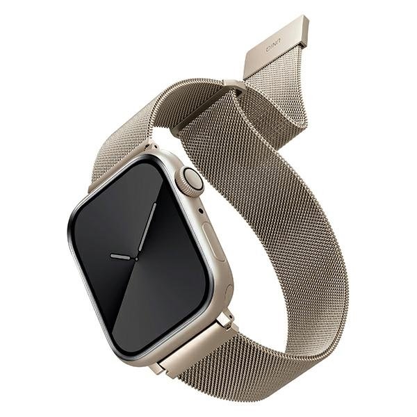 Uniq Bransoleta Dante do Apple Watch starlight