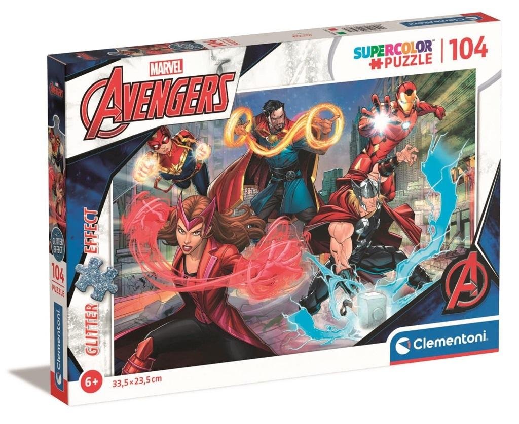 Clementoni Puzzle 104 Brokat The Avengers -
