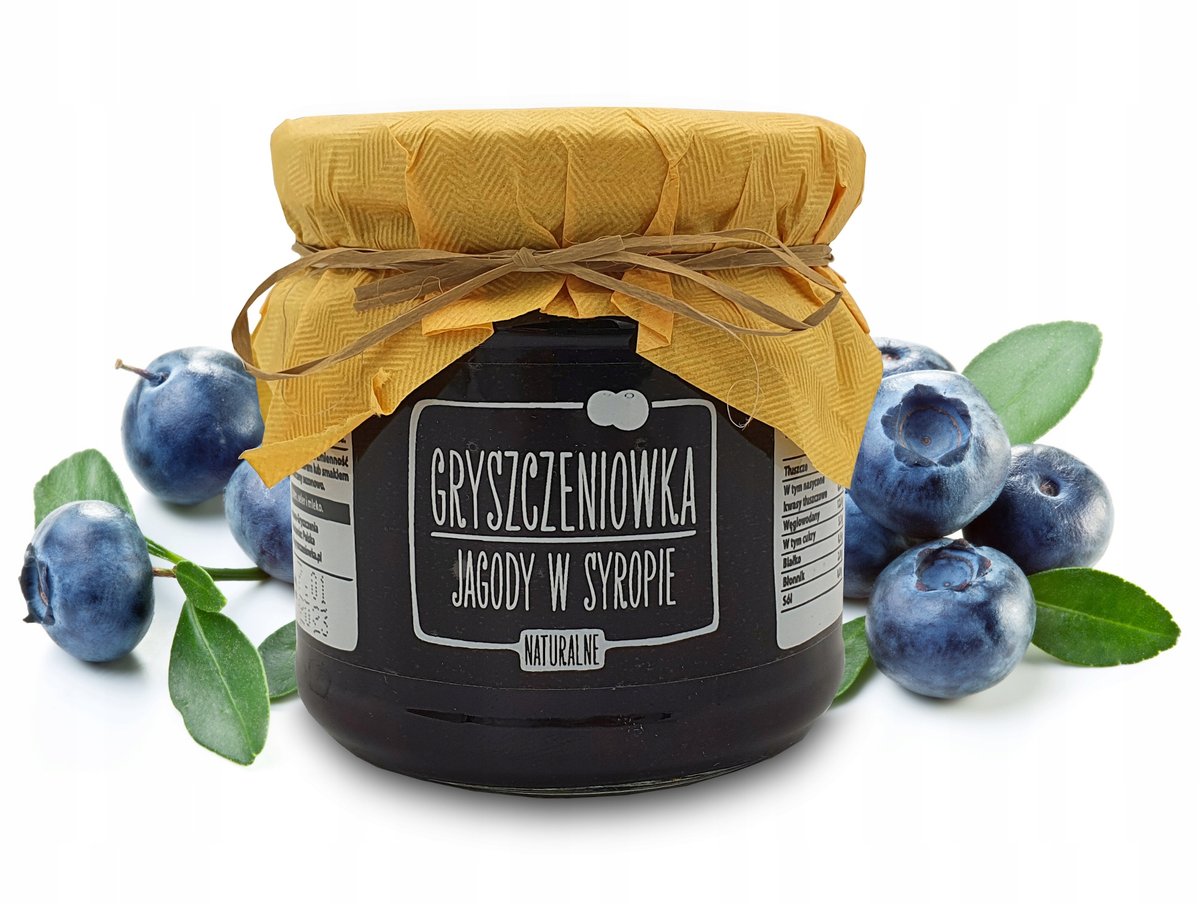 Gryszczeniówka Owoce w Syropie Jagody 190g