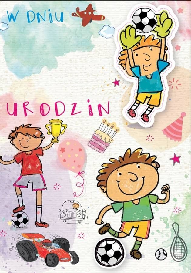 Kartka urodzinowa dla piłkarza DK672