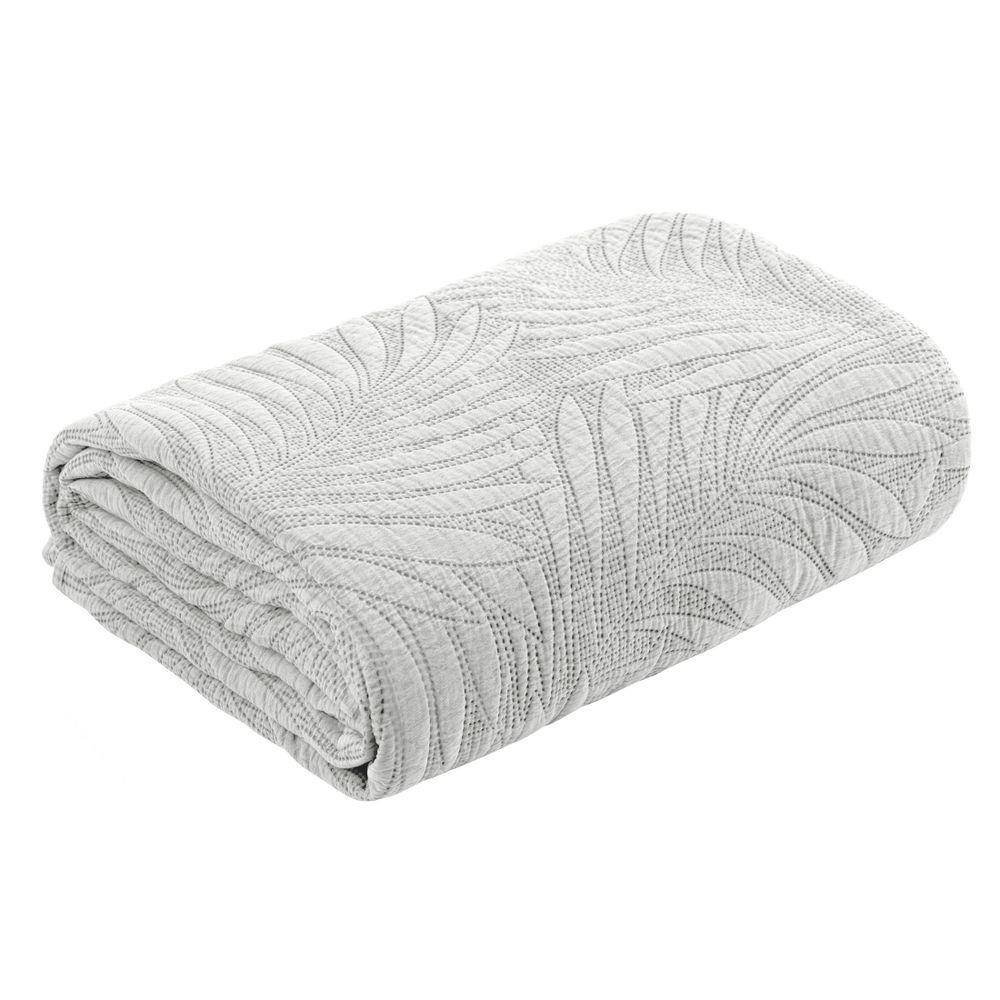 Eurofirany Euro Firany Narzuta 170 x 210 Pikowana Stone Srebrny 1216892