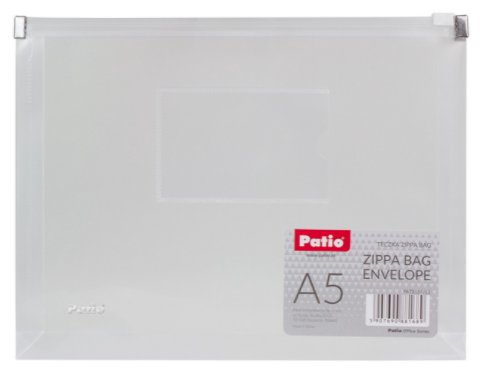 [BS] KOPERTA A5 ZIPPA BAG BEZBARWNY DO PODPISANIA PATIO