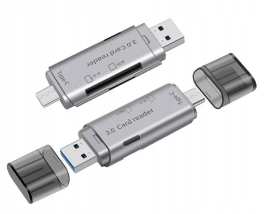 Czytnik Kart SD, Zenwire, microSD TF USB 3.0 USB-C OTG 5Gb/s