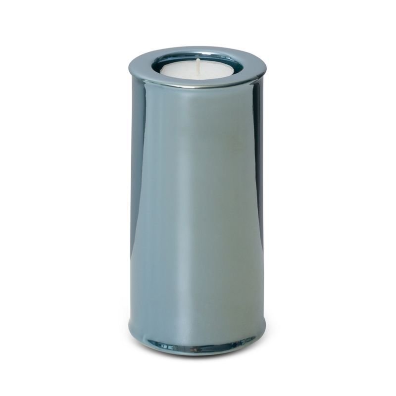 Świecznik Dekoracyjny Ceramiczny Simona 7X7X15 Turkusowy
