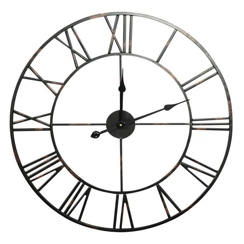 Zegar ścienny 03 śr. 70 cm czarny