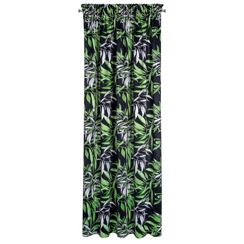 Euro Firany Zasłona Velvet Pierre Cardin Zoja 140 x 270 Zielony 1224380