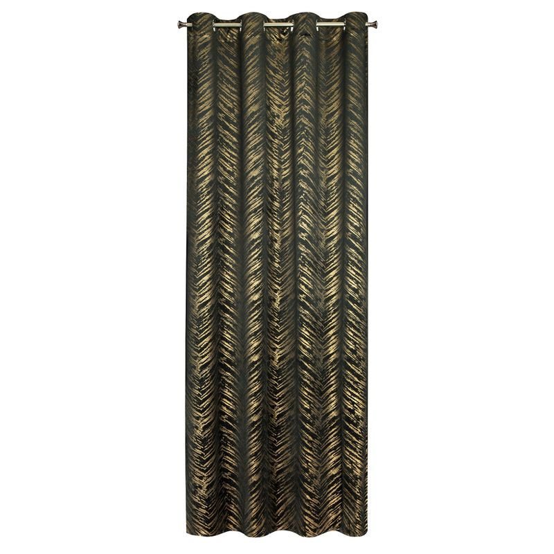 Zasłona 140 x 250 Dekoracyjna Velvet Sara Cza+Zło