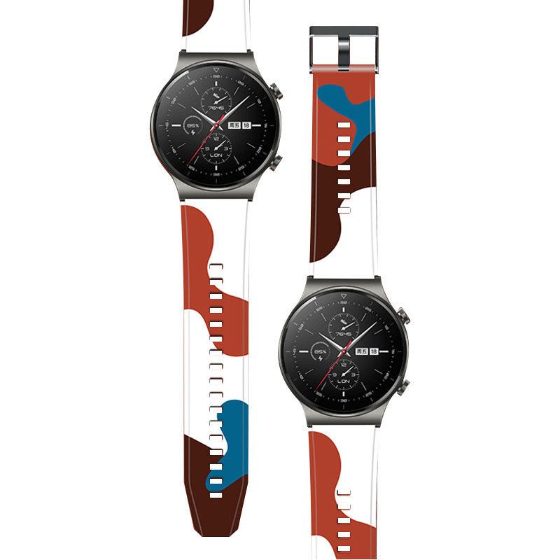 Hurtel Strap Moro opaska do HUAWEI Watch GT2 Pro silokonowy pasek bransoletka do zegarka moro (9)