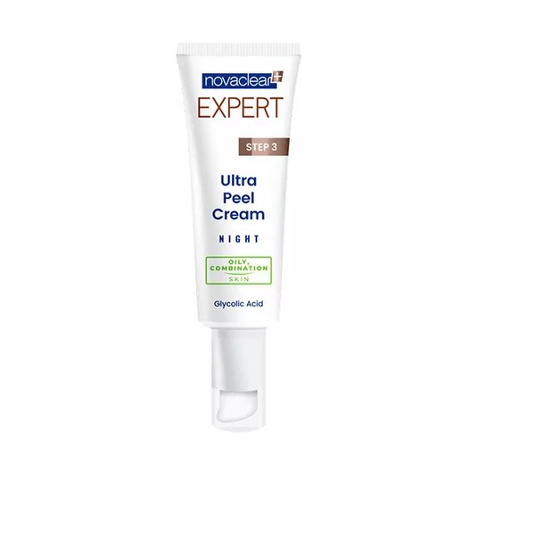 Equalan Novaclear Expert krem peelingujący na noc do skóry tłustej i mieszanej 50 ml